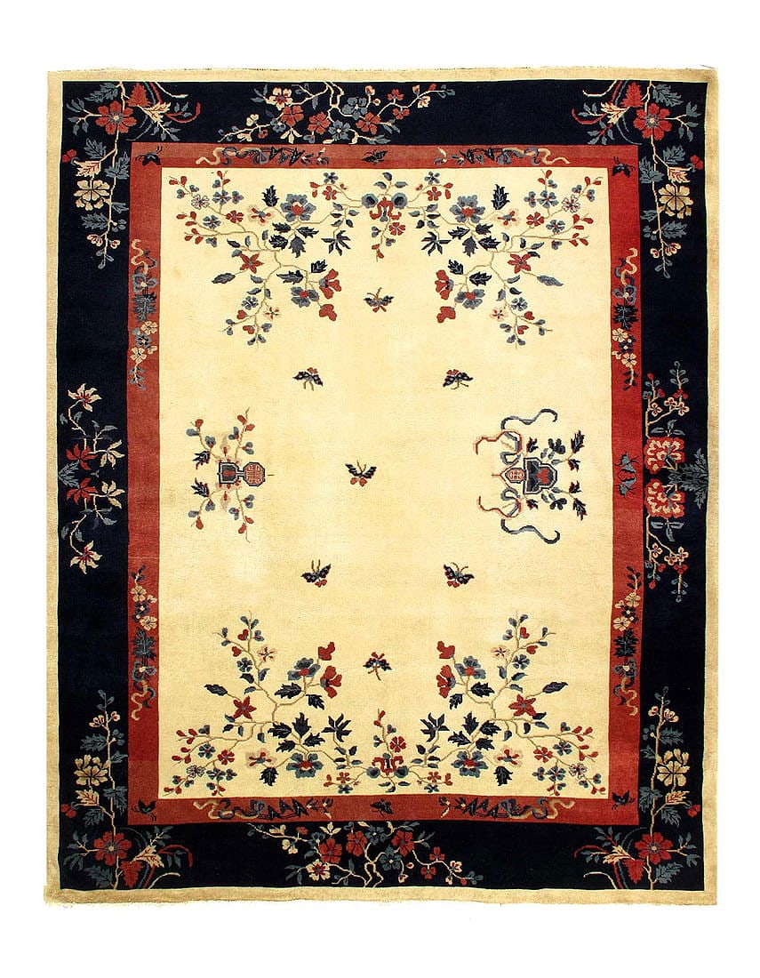 Fine Hand Knotted antique Chinese Peking 8'2'' X 10': Fine Hand Knotted antique Chinese Peking 8'2'' X 10' - Circa 1920s, Peking, Hand-Knotted, Lamb's Wool, 300 -21765- 862.This item is part of our fine auction collection which includes many fine home ac