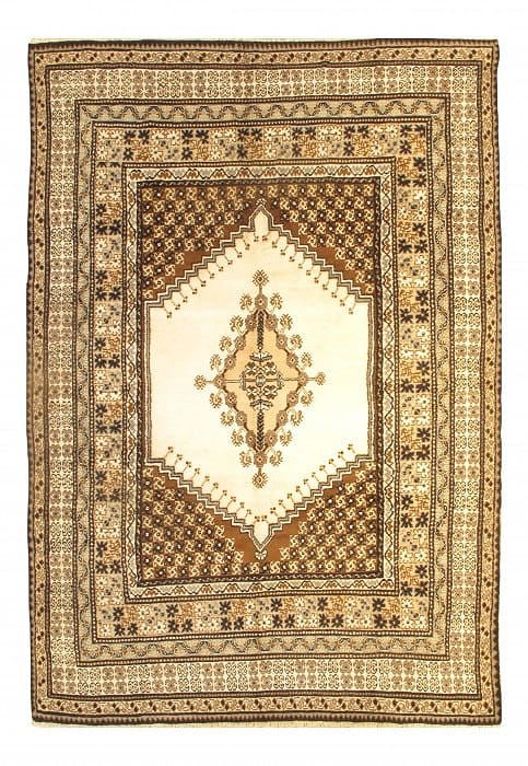Original Moroccan Rug - 8' X 11'10": Original Moroccan Rug - 8' X 11'10" - , Moroccan, Hand-Knotted, Wool, 300 -D07097- 862.This item is part of our fine auction collection which includes many fine home accessories including antique rugs