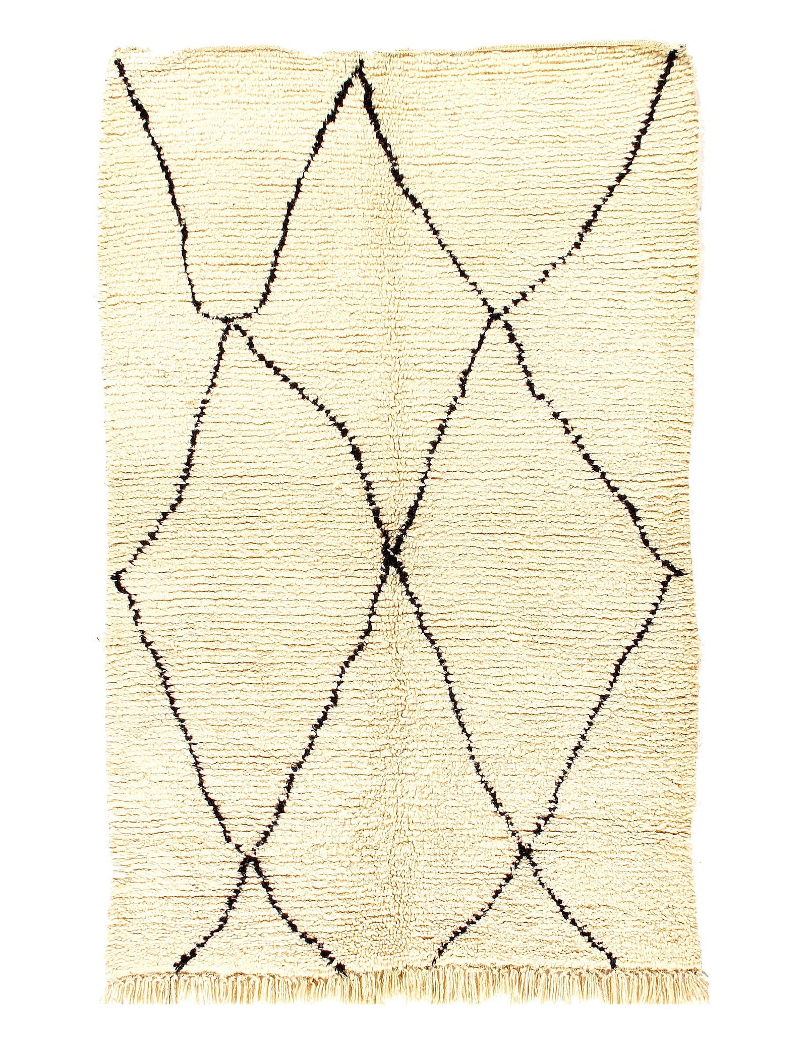Fine Hand Knotted Vintage moroccon 5'4'' X 7'1'': Fine Hand Knotted Vintage moroccon 5'4'' X 7'1'' - Circa 1970, Moroccan, Hand-Knotted, Lamb's Wool, 300 -D11830- 862.This item is part of our fine auction collection which includes many fine home acce