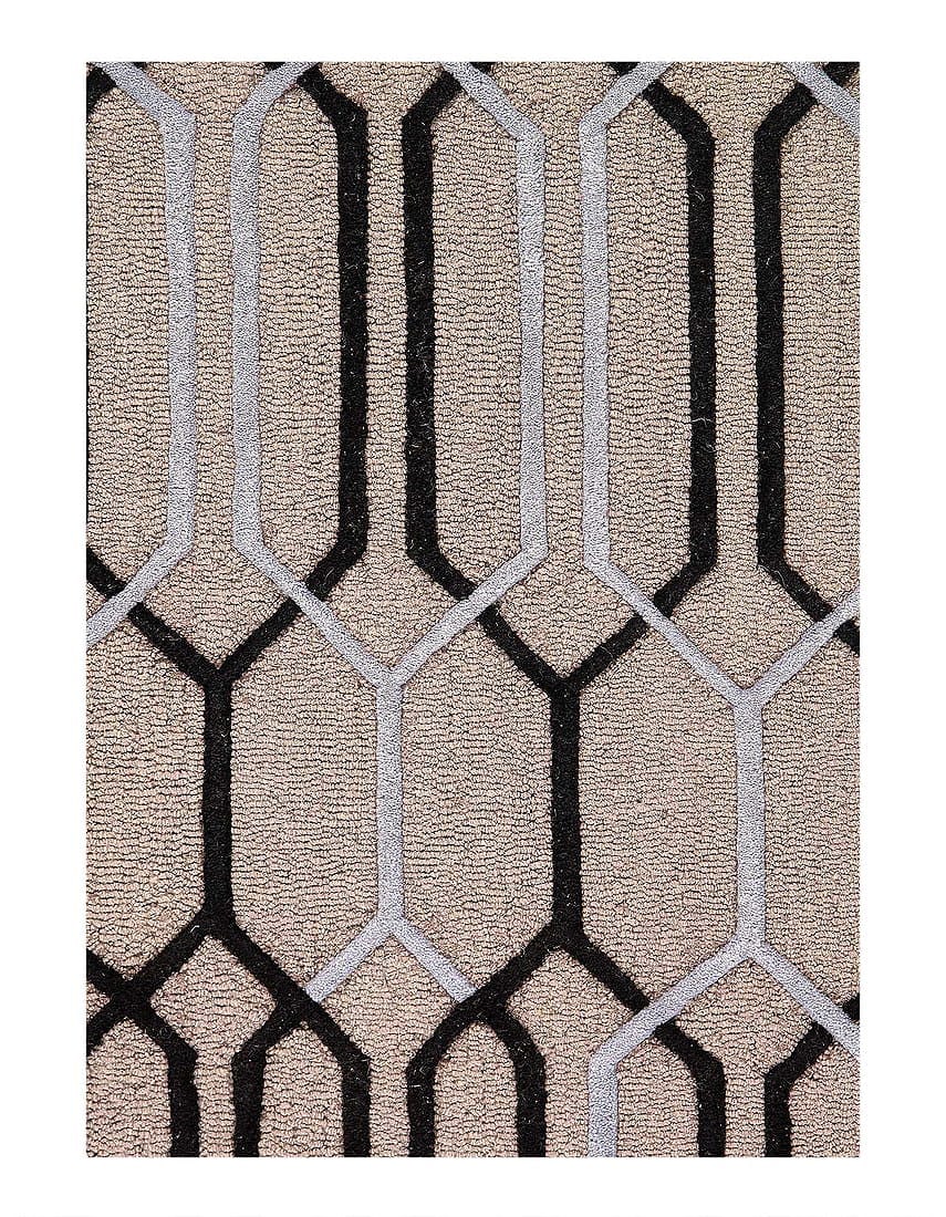 Gray Modern Tufted 5' X 8' - 2