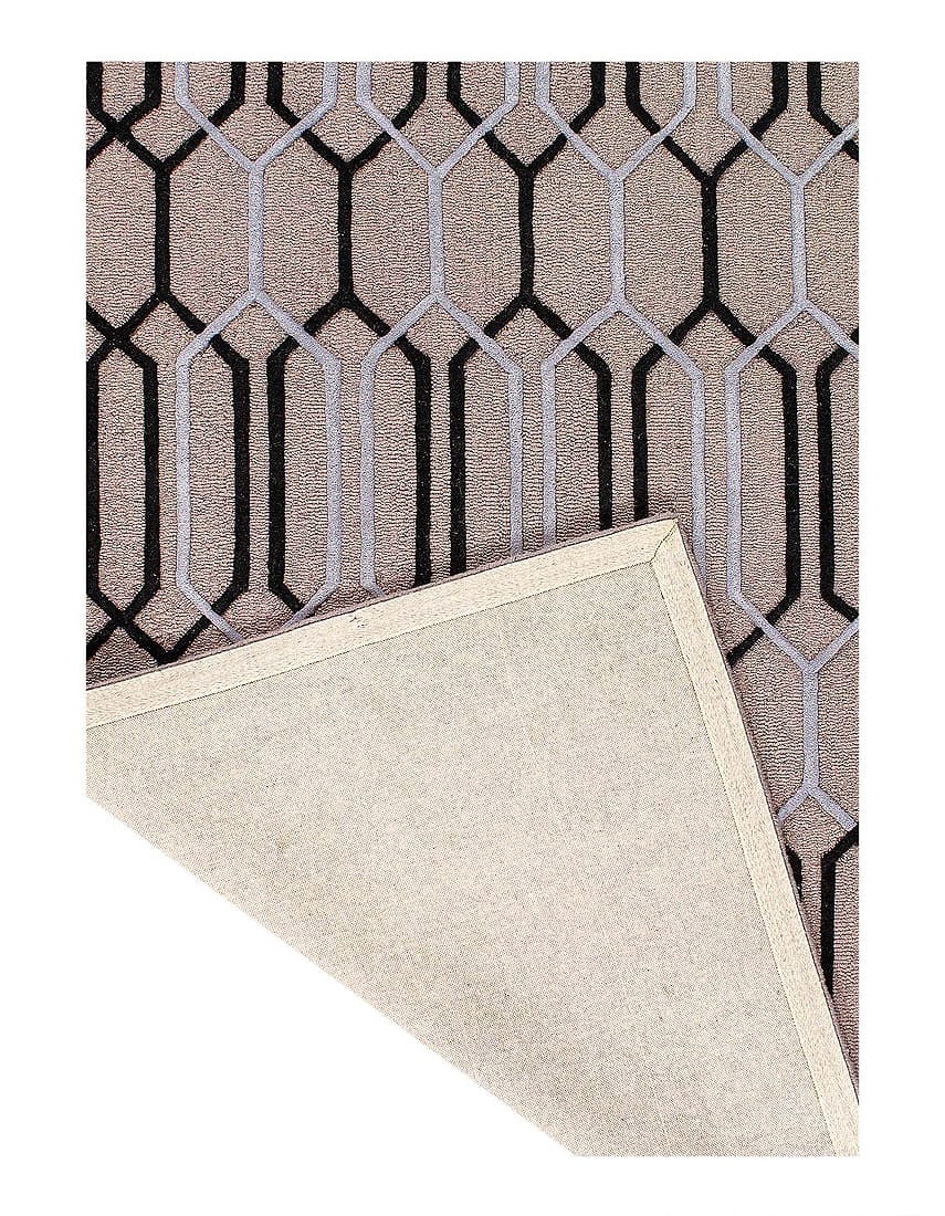 Gray Modern Tufted 5' X 8' - 3