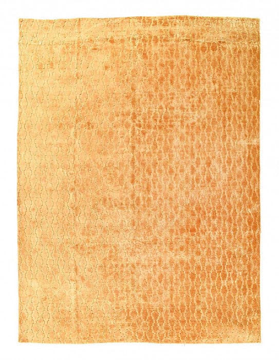 Modern Hand Knotted Silk Rug 9'2''X 11'11'': Modern Hand Knotted Silk Rug 9'2''X 11'11'' - New, Modern, Hand-Knotted, V. Silk, 300 -D07952- 862.This item is part of our fine auction collection which includes many fine home accessories including 