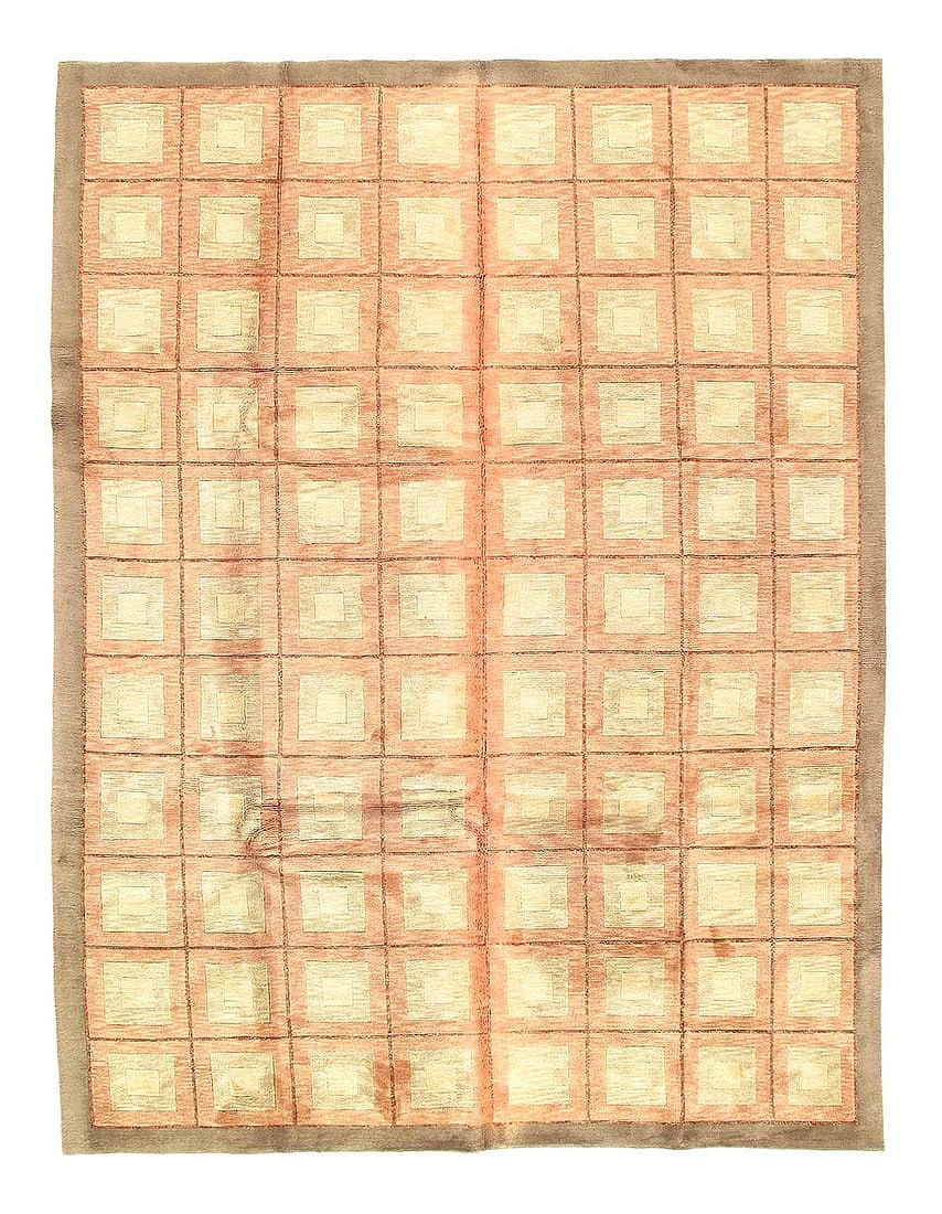 Fine Hand Knotted Tabatian rug 9'x 12': Fine Hand Knotted Tabatian rug 9'x 12' - NEW, Modern, Hand-Knotted, Lamb's Wool, 300 -23753- 862.This item is part of our fine auction collection which includes many fine home accessories including an