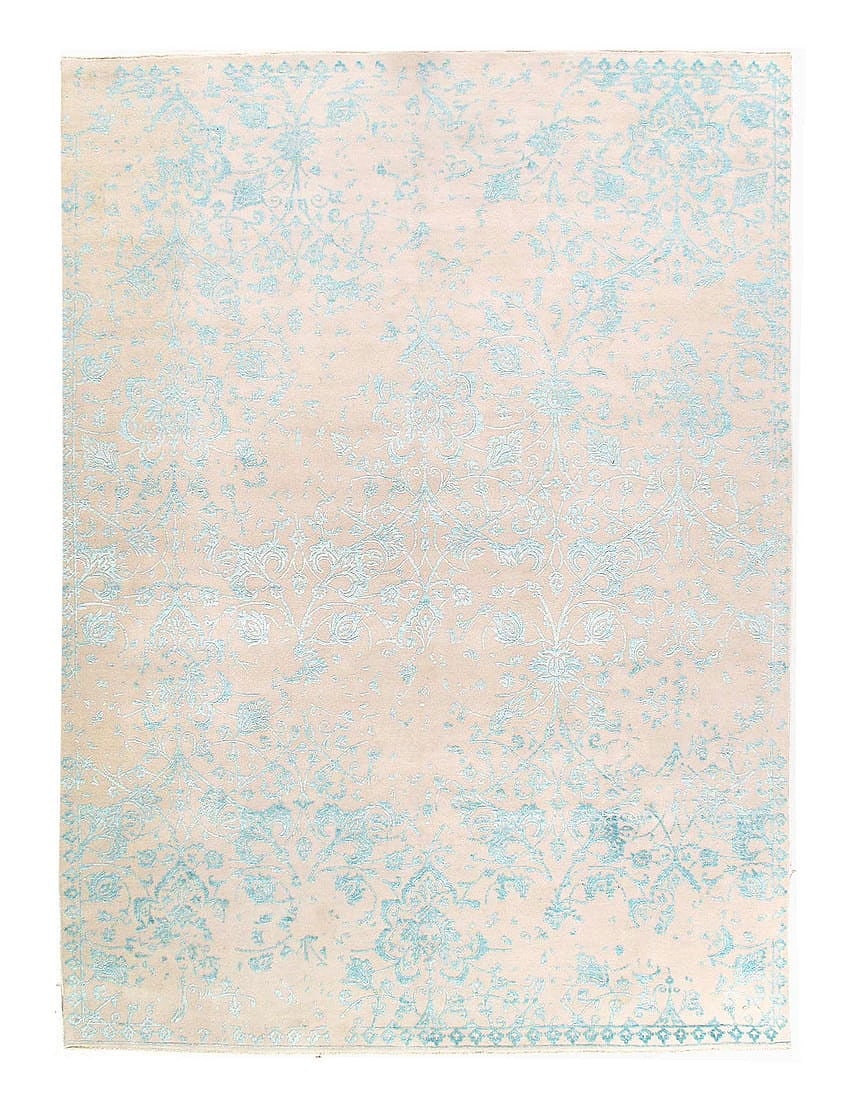 Fine Hand knotted Modern rug 8'11'' X 12'3'': Fine Hand knotted Modern rug 8'11'' X 12'3'' - New, Modern, Hand-Knotted, Wool & Silk, 300 -D12495- 862.This item is part of our fine auction collection which includes many fine home accessories inclu