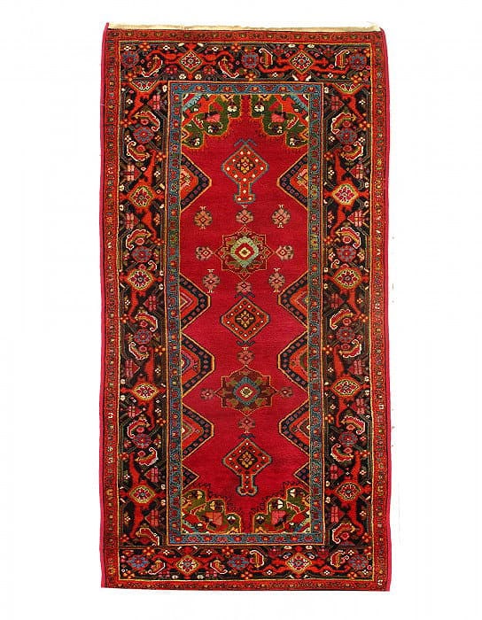 Rust Russian Antique Kazak 3'8"X 7'5": Rust Russian Antique Kazak 3'8"X 7'5" - CIRCA 1900, Kazak, Hand-Knotted, Lamb's Wool, 300 -D15199- 862.This item is part of our fine auction collection which includes many fine home accessories includ