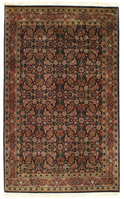 Navy Herati 3' X 5': Navy Herati 3' X 5' - New, Herati, Hand-Knotted, Lamb's Wool, 300 -D03704- 862.This item is part of our fine auction collection which includes many fine home accessories including antique rugs, vintag