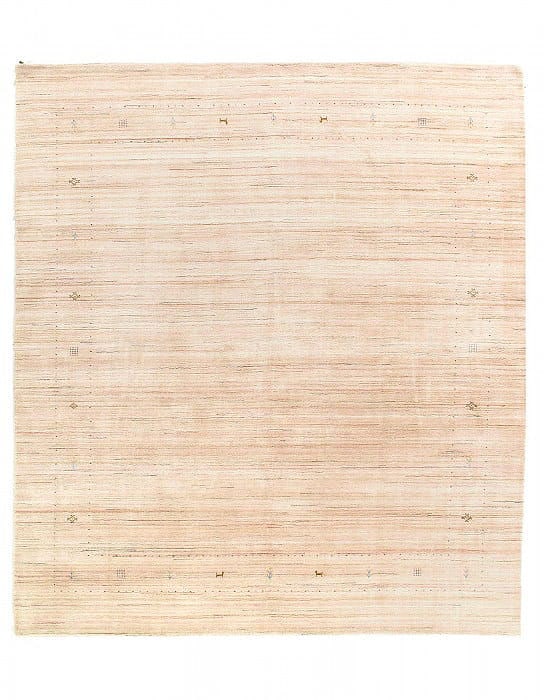 Beige color Hand knotted Modern Gabbeh Rug 8'5" X 9'8": Beige color Hand knotted Modern Gabbeh Rug 8'5" X 9'8" - New, Gabbeh, Hand-Loomed, Lamb's Wool, 300 -D12746- 862.This item is part of our fine auction collection which includes many fine home accessor