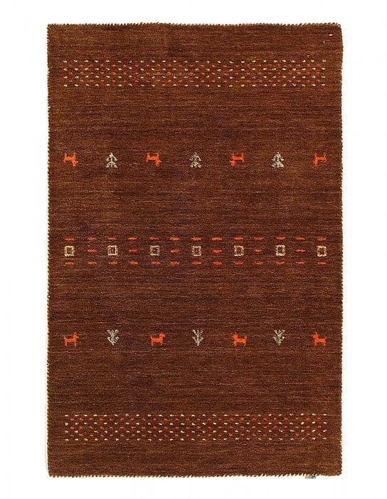 Fine Hand Knotted Persian Gabbeh Design 3' X 4'9'': Fine Hand Knotted Persian Gabbeh Design 3' X 4'9'' - New, Gabbeh, Hand-Knotted, Lamb's Wool, 300 -D12347- 862.This item is part of our fine auction collection which includes many fine home accessories