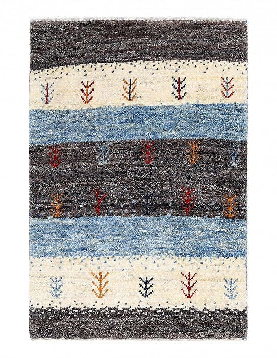 Multi color Fine hand Knotted Persian Gabbeh 2' X 3': Multi color Fine hand Knotted Persian Gabbeh 2' X 3' - New, Gabbeh, Hand-Knotted, Lamb's Wool, 300 -D13853- 862.This item is part of our fine auction collection which includes many fine home accessori