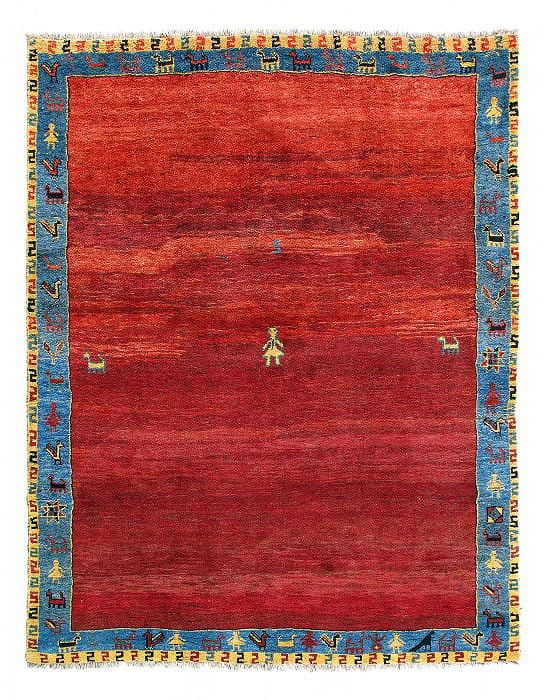 Fine Hand Knotted Persian Gabbeh 7'8'' X 9'11'': Fine Hand Knotted Persian Gabbeh 7'8'' X 9'11'' - New, Gabbeh, Hand-Knotted, Lamb's Wool, 300 -D03330- 862.This item is part of our fine auction collection which includes many fine home accessories in