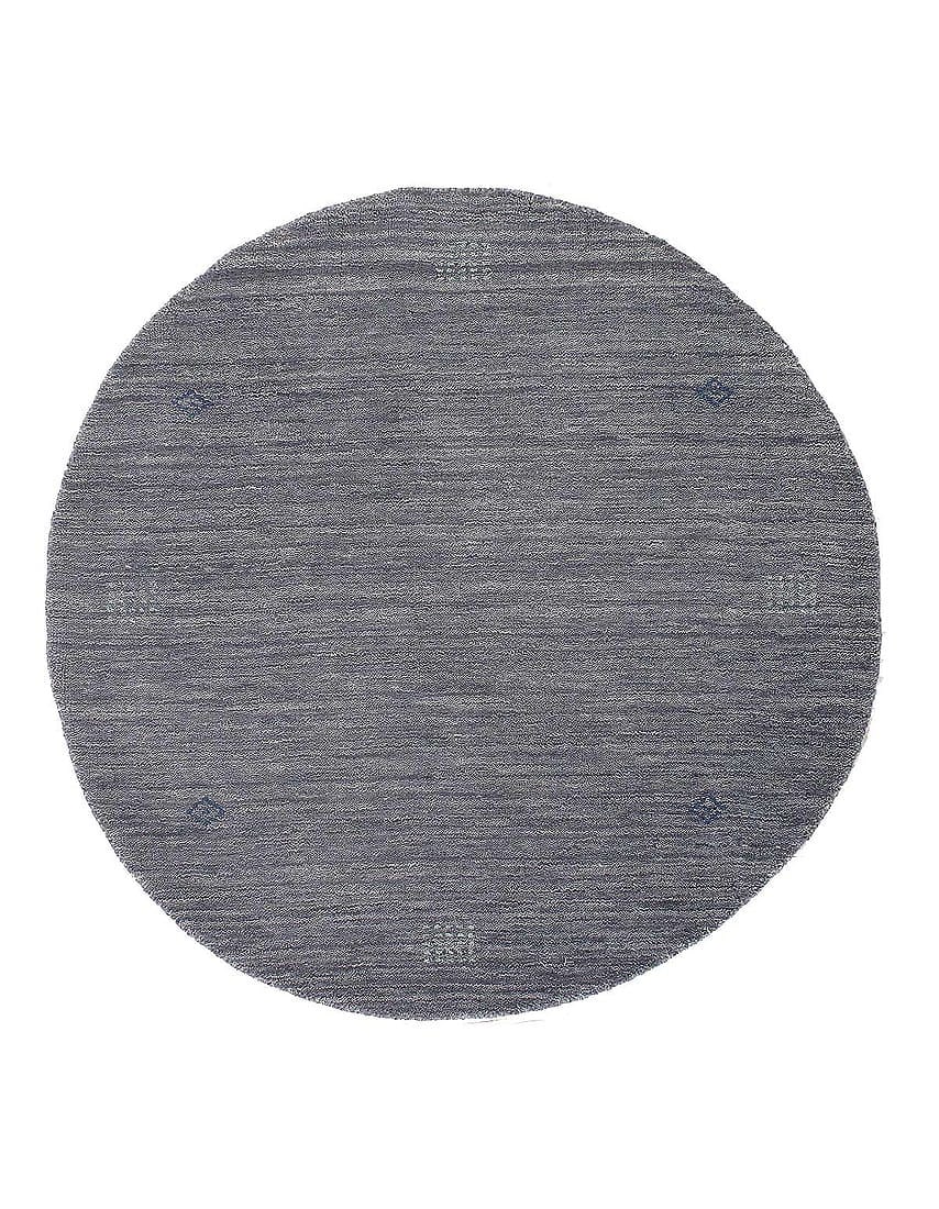 Fine Hand Knotted Persian Gabbeh Design Round 3'x 3': Fine Hand Knotted Persian Gabbeh Design Round 3'x 3' - NEW, Gabbeh, Hand-Knotted, Lamb's Wool, 300 -D15300- 862.This item is part of our fine auction collection which includes many fine home accessori