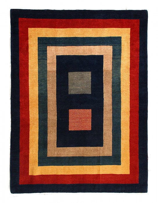 Fine Hand knotted Persian Gabbeh 5'2" X 6'11'': Fine Hand knotted Persian Gabbeh 5'2" X 6'11'' - NEW, Gabbeh, Hand-Knotted, Lamb's Wool, 300 -D15088- 862.This item is part of our fine auction collection which includes many fine home accessories inc