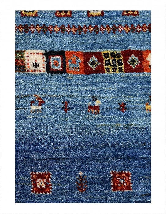 Persian hand knotted Gabbeh Loribaft 2'2"X 3'1": Persian hand knotted Gabbeh Loribaft 2'2"X 3'1" - NEW, Gabbeh, Hand-Knotted, Lamb's Wool, 300 -D13560- 862.This item is part of our fine auction collection which includes many fine home accessories in