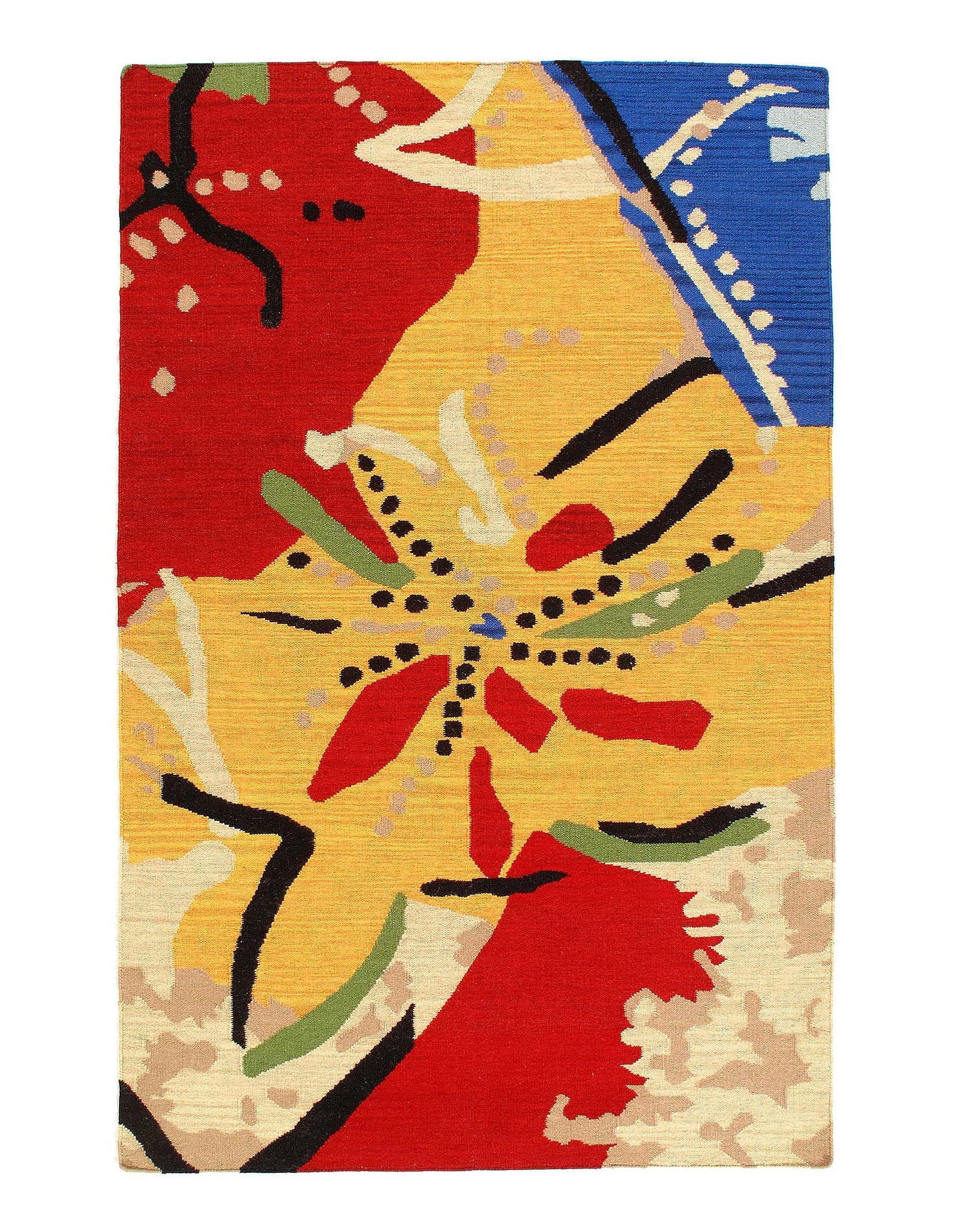 Fine Hand Knotted Flat Weave Modern 5' X 8': Fine Hand Knotted Flat Weave Modern 5' X 8' - New, Flat Weave, Hand-Knotted, Flat Weave, 300 -D11983- 862.This item is part of our fine auction collection which includes many fine home accessories inc