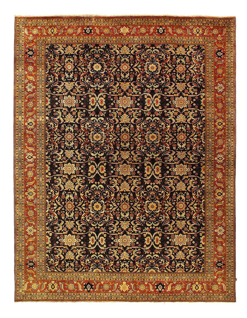 Fine Hand knotted persian Farahan Design 8'11'' X 11'7'': Fine Hand knotted persian Farahan Design 8'11'' X 11'7'' - New, Farahan, Hand-Knotted, Lamb's Wool, 300 -23610- 862.This item is part of our fine auction collection which includes many fine home acces