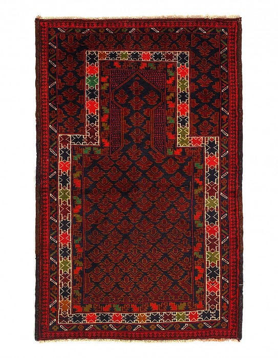 Afghan Baluch Rug 2'8"X 4'1" (1 of 3)
