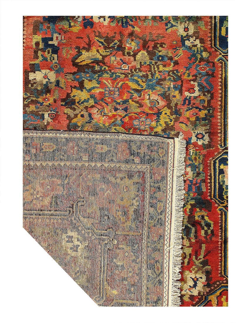 Persian Antique Hand knotted Bakhtiari rug 5'7'' X 7'7'' - 3