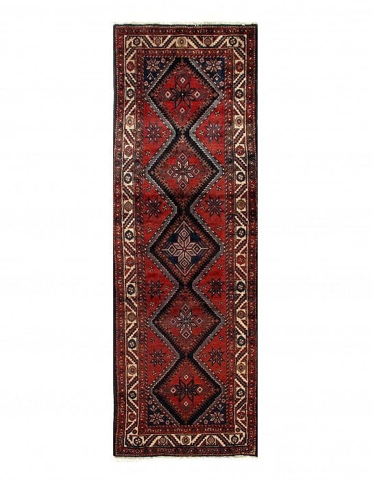 Antique Persian Bakhtiari Runner - 3'6" x 11'1": Antique Persian Bakhtiari Runner - 3'6" x 11'1" - Circa 1960, Bakhtiari, Hand-Knotted, Lamb's Wool, 300 -D10825- 862.This item is part of our fine auction collection which includes many fine home acce