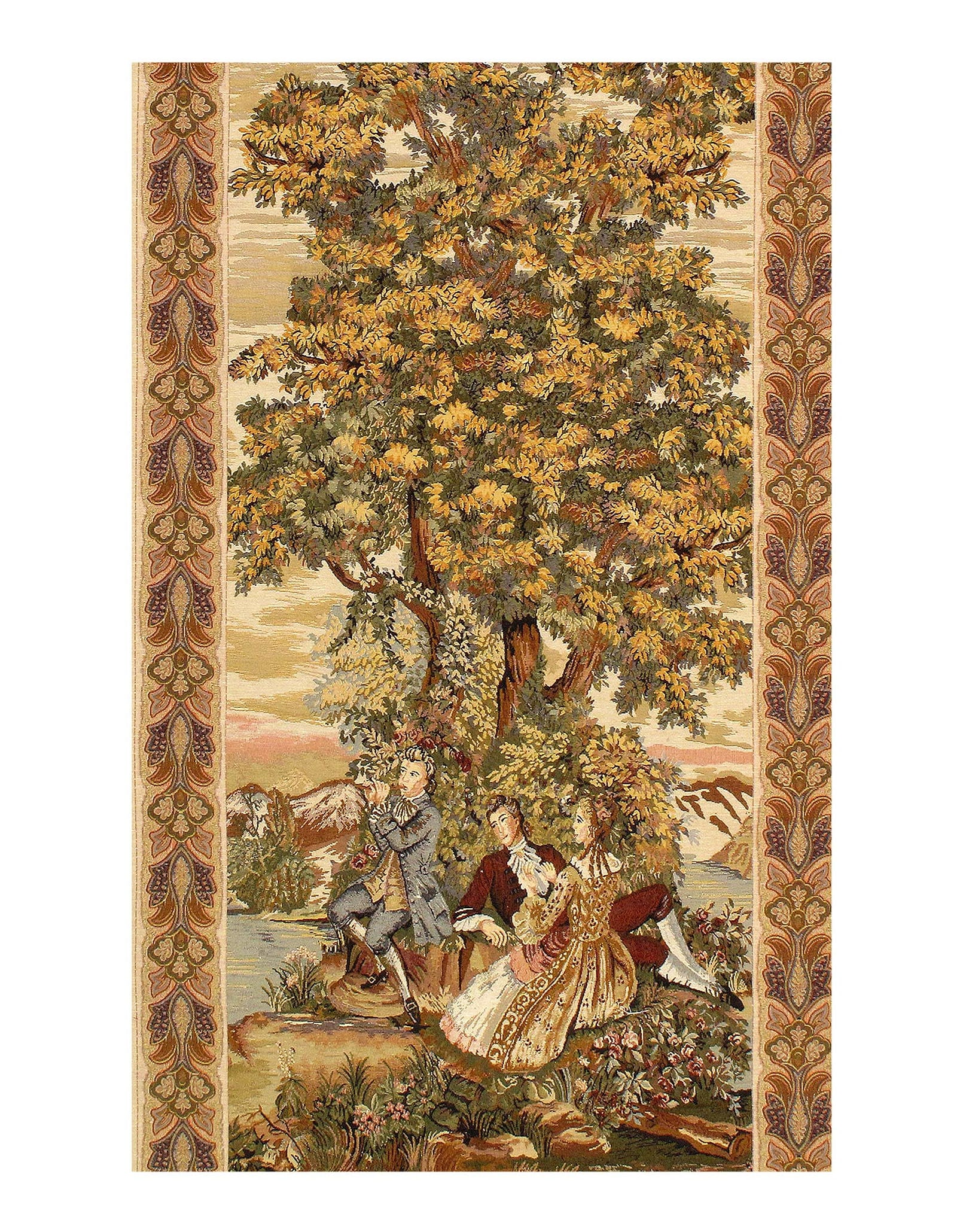 Flemish Wall Tapestry 2'4'' X 8'7'' - 2