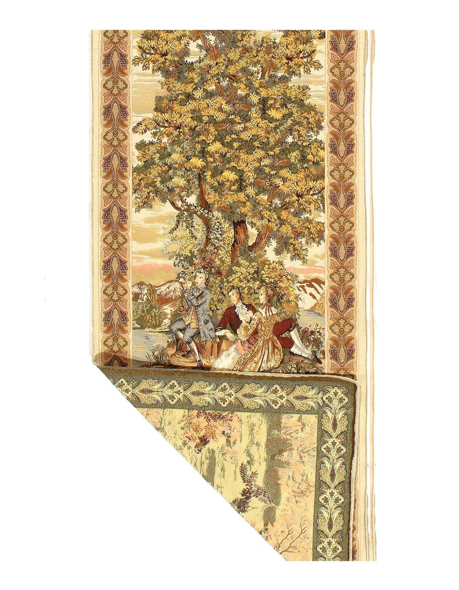 Flemish Wall Tapestry 2'4'' X 8'7'' - 4