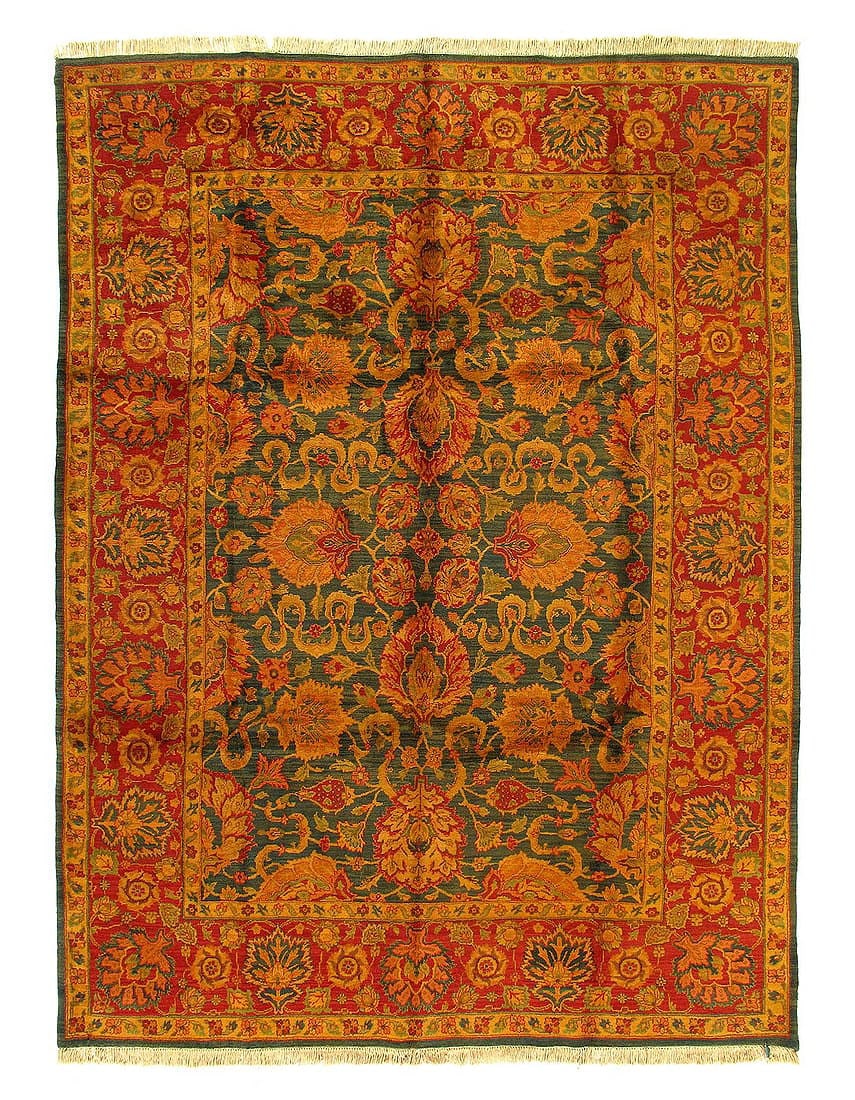 Fine Hand Knotted Agra rug 9' X 12': Fine Hand Knotted Agra rug 9' X 12' - New, Agra, Hand-Knotted, Lamb's Wool, 300 -W54180- 862.This item is part of our fine auction collection which includes many fine home accessories including