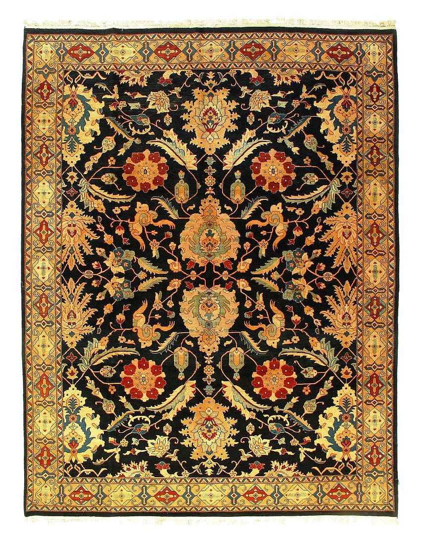 Rust Fine Hand Knotted Augra 9'4"X 12'7": Rust Fine Hand Knotted Augra 9'4"X 12'7" - CIRCA 2010, Agra, Hand-Knotted, Lamb's Wool, 300 -W55329- 862.This item is part of our fine auction collection which includes many fine home accessories incl