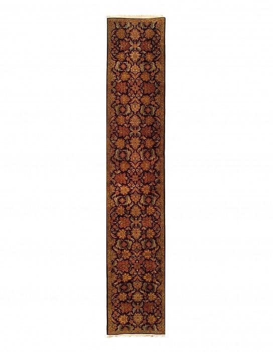 Maroon Fine Hand Knotted Agra Runnere 2'5'' X 18': Maroon Fine Hand Knotted Agra Runnere 2'5'' X 18' - New, Agra, Hand-Knotted, Lamb's Wool, 300 -25981- 862.This item is part of our fine auction collection which includes many fine home accessories inc