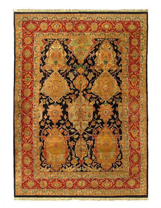 Fine Hand knotted Agra rug 10' X 14'4'' (1 of 3)