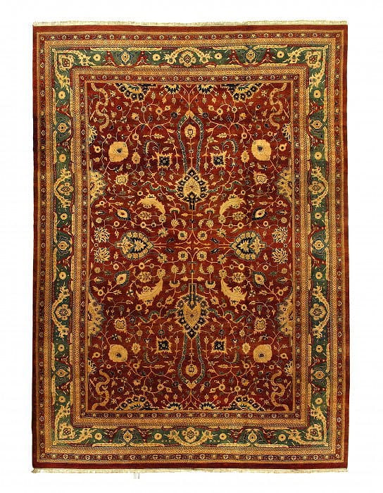 Hand Knotted Indian Agra rug 14'2"X 20' (1 of 3)