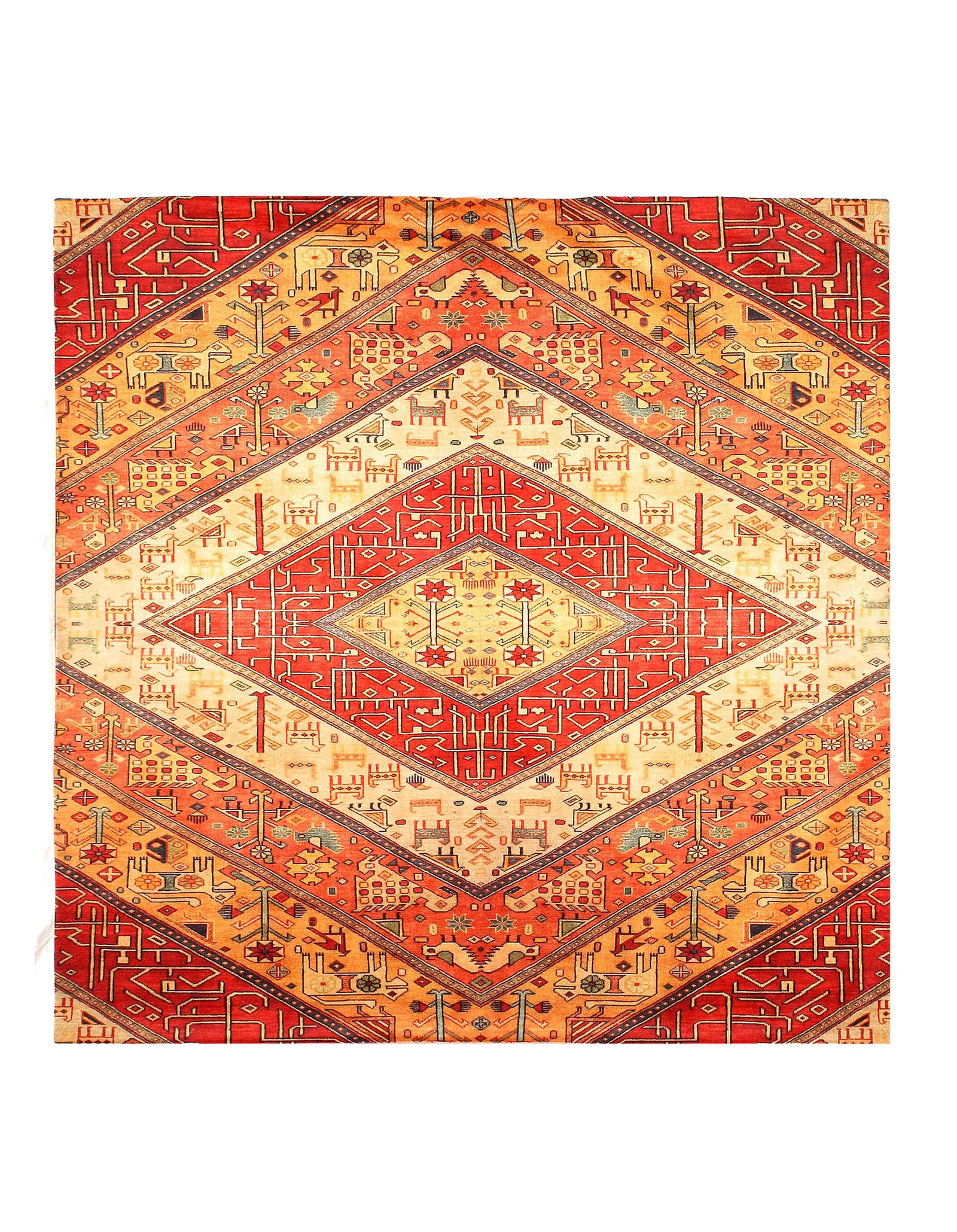 Vintage design Velvet table cloth 3' X 3': Vintage design Velvet table cloth 3' X 3' - N/A, Kazak, N/A, Velvet Silk, 300 -D11693- 862.This item is part of our fine auction collection which includes many fine home accessories including antique 