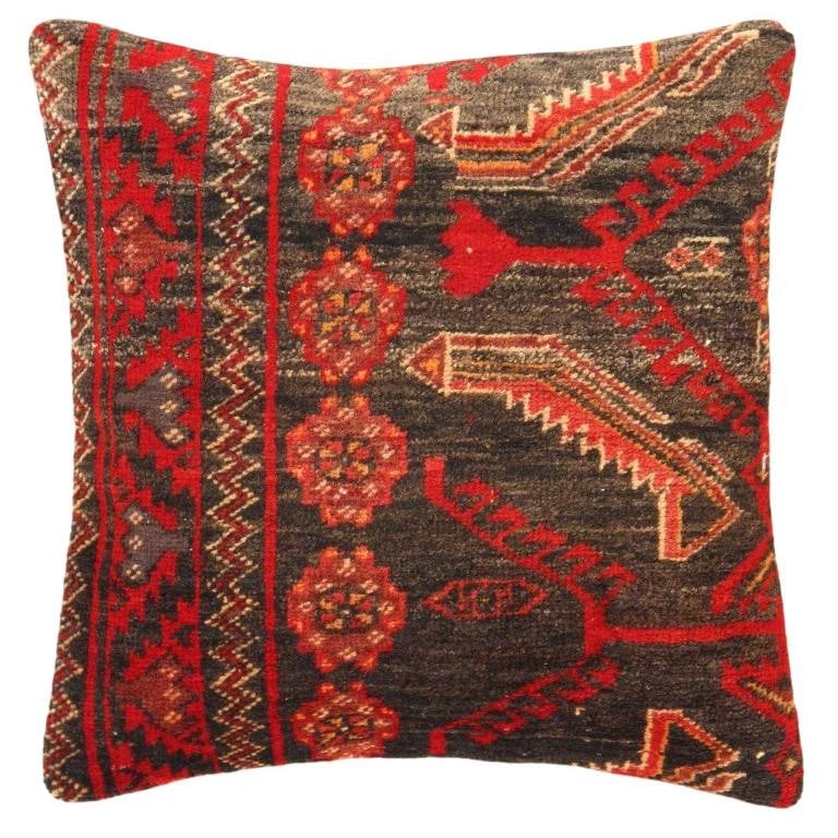 Pasargad Vintage Hand Knotted Baluch Rug Pillow 20": Pasargad Vintage Hand Knotted Baluch Rug Pillow 20" - N/A, Baluch, Hand-Woven, Lamb's Wool, 300 -K 171 B- 862.This item is part of our fine auction collection which includes many fine home accessories