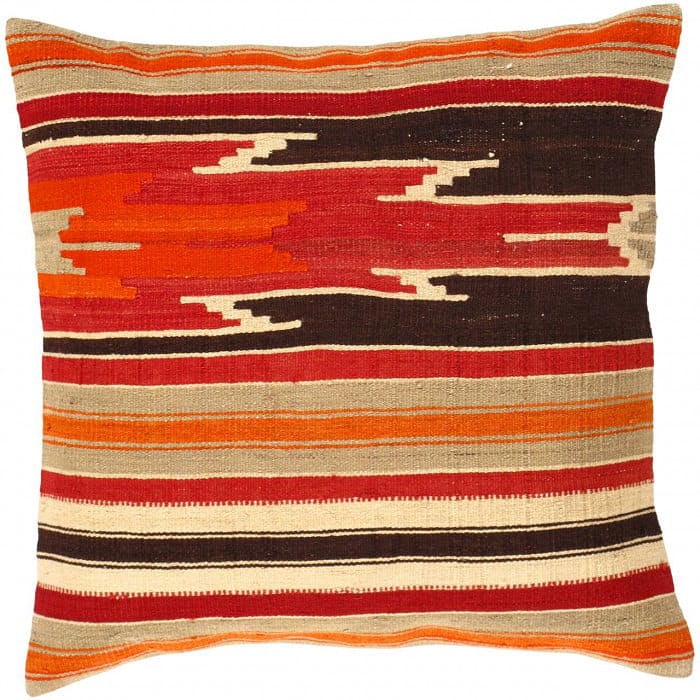 Vintage Turkish Pasargad Hand Knotted kilim Pillow 24'': Vintage Turkish Pasargad Hand Knotted kilim Pillow 24'' - New, Turkish, Hand-made, Flat Weave, 300 -K 181- 862.This item is part of our fine auction collection which includes many fine home accessorie
