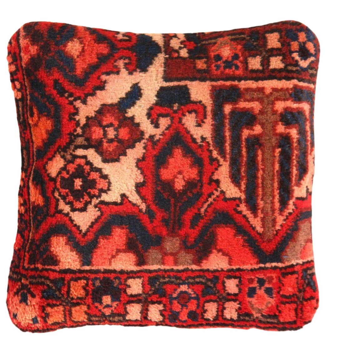 Pasargad Vintage Hand Knotted Farahan Rug Pillow 20": Pasargad Vintage Hand Knotted Farahan Rug Pillow 20" - N/A, Farahan, Hand-Woven, Lamb's Wool, 300 -K 189 B- 862.This item is part of our fine auction collection which includes many fine home accessori