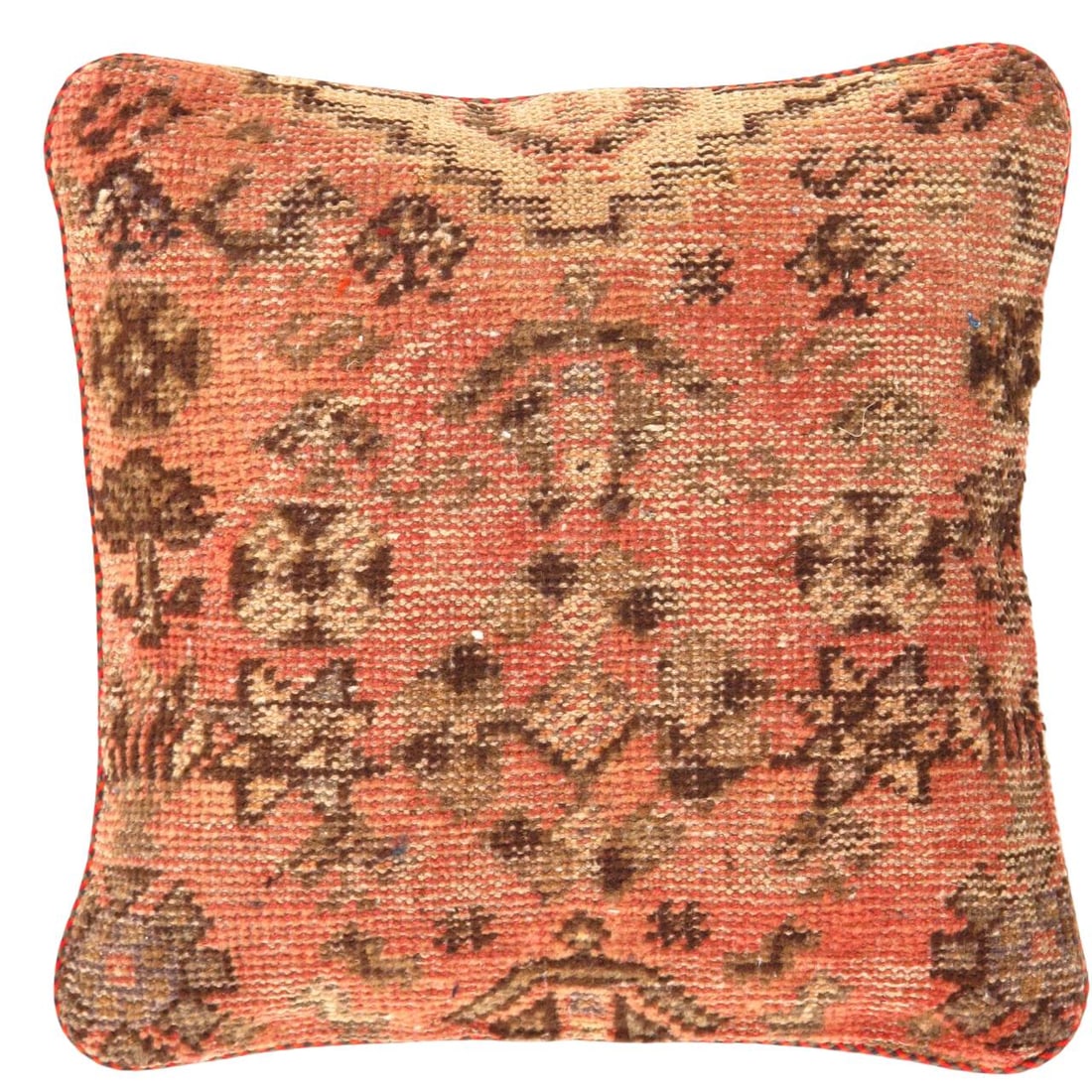 Pasargad Vintage Hand Knotted Farahan Rug Pillow 20": Pasargad Vintage Hand Knotted Farahan Rug Pillow 20" - N/A, Farahan, Hand-Woven, Lamb's Wool, 300 -k 193 A- 862.This item is part of our fine auction collection which includes many fine home accessori