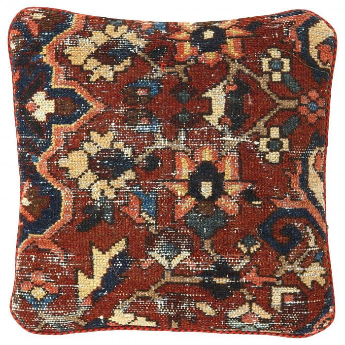 Pasargad Vintage Hand Knotted Farahan Rug Pillow 20": Pasargad Vintage Hand Knotted Farahan Rug Pillow 20" - N/A, Farahan, Hand-Woven, Lamb's Wool, 300 -K 201 B- 862.This item is part of our fine auction collection which includes many fine home accessori