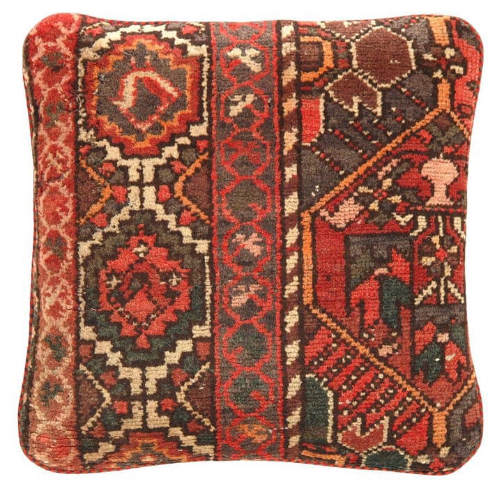 Pasargad Vintage Hand Knotted Farahan Rug Pillow 20": Pasargad Vintage Hand Knotted Farahan Rug Pillow 20" - N/A, Farahan, Hand-Woven, Lamb's Wool, 300 -K 247- 862.This item is part of our fine auction collection which includes many fine home accessories