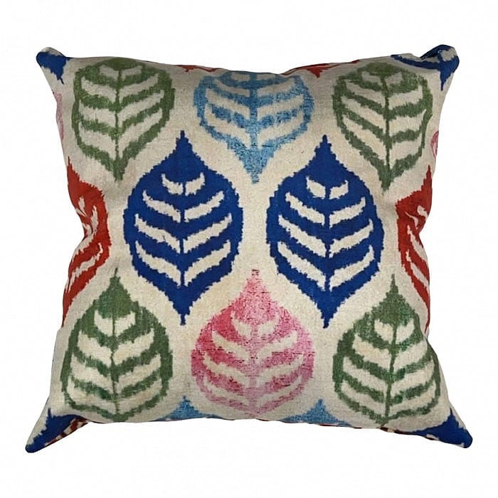 Pasargad Turkish Style Ikat Pillow: Pasargad Turkish Style Ikat Pillow - New, Ikat, Hand-made, Velvet Silk, 300 -P-SS 15A- 862.This item is part of our fine auction collection which includes many fine home accessories including antique 