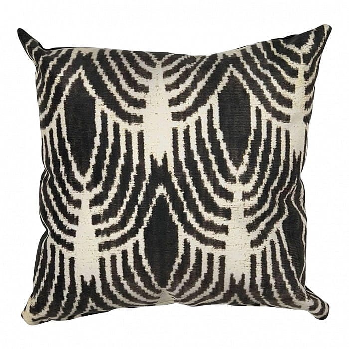 Pasargad Turkish Style Ikat Pillow - 16'' X 16''X 4'': Pasargad Turkish Style Ikat Pillow - New, Ikat, Hand-made, Velvet Silk, 300 -P-SS 4A- 862.This item is part of our fine auction collection which includes many fine home accessories including antique r