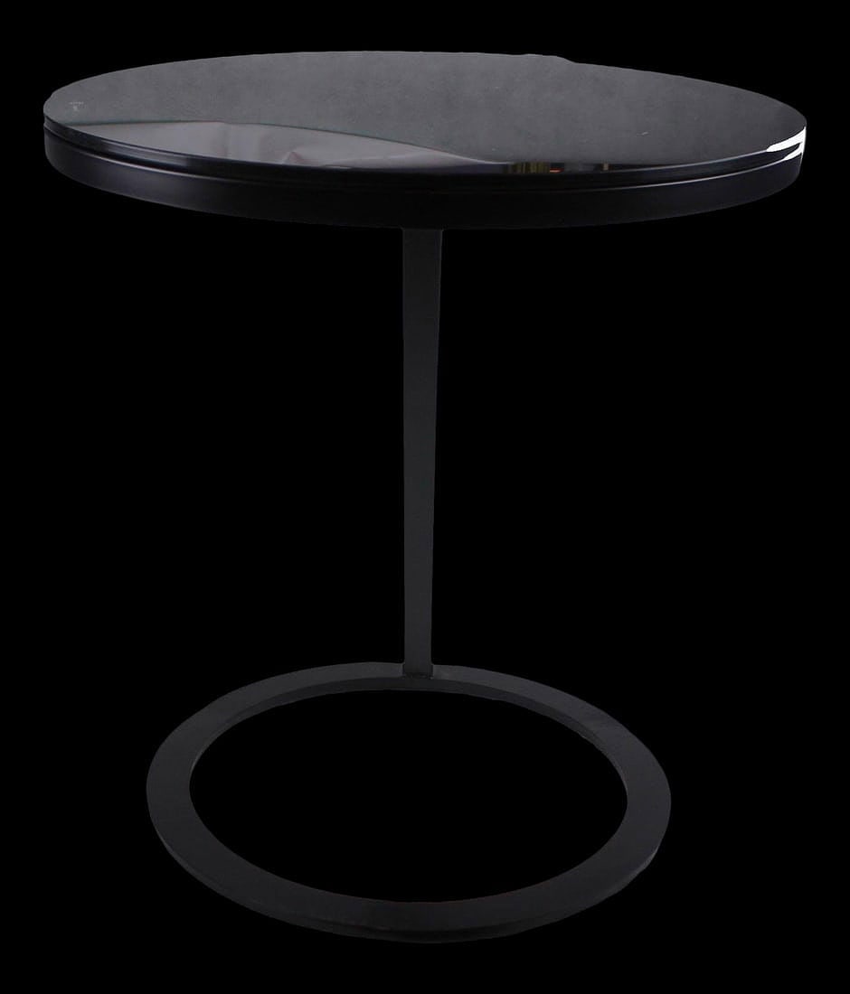 Charlotte Glass Top Side Table - 20X20X21 (1 of 5)