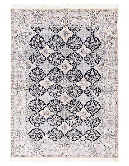 Fine Hand Knotted Persian silk & wool Nain 5'11'' X 8'7'': Fine Hand Knotted Persian silk & wool Nain 5'11'' X 8'7'' - New, Nain, Hand-Knotted, Wool & Silk, 300 -D13305- 862.This item is part of our fine auction collection which includes many fine home access