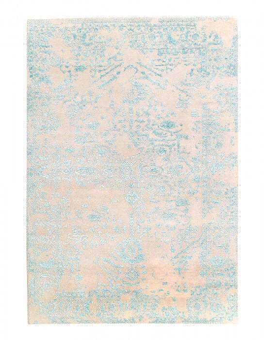 Fine Hand Knotted Modern Rug 6' X 8'11'': Fine Hand Knotted Modern Rug 6' X 8'11'' - New, Modern, Hand-Knotted, Wool & Bamboo Silk, 300 -D12493- 862.This item is part of our fine auction collection which includes many fine home accessories