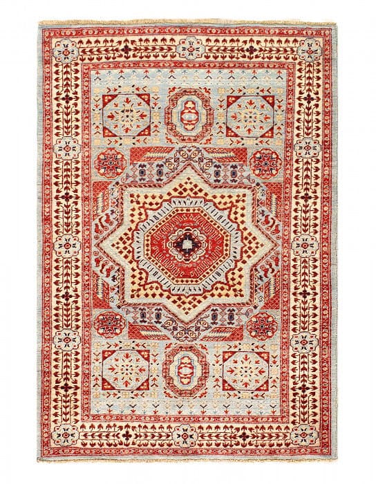 Light Blue Fine Hand knotted Mamluk rug 3'4'' X 4'11'': Light Blue Fine Hand knotted Mamluk rug 3'4'' X 4'11'' - New, Mamluk, Hand-Knotted, Lamb's Wool, 300 -D14210- 862.This item is part of our fine auction collection which includes many fine home accesso