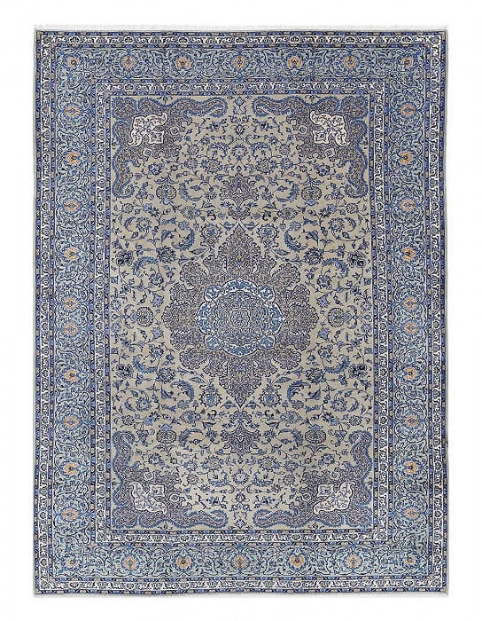 Persian Hand knotted vintage kashan 8'11'' X 12'3'': Persian Hand knotted vintage kashan 8'11'' X 12'3'' - 1970, Kashan, Hand-Knotted, Lamb's Wool, 300 -D13467- 862.This item is part of our fine auction collection which includes many fine home accessori