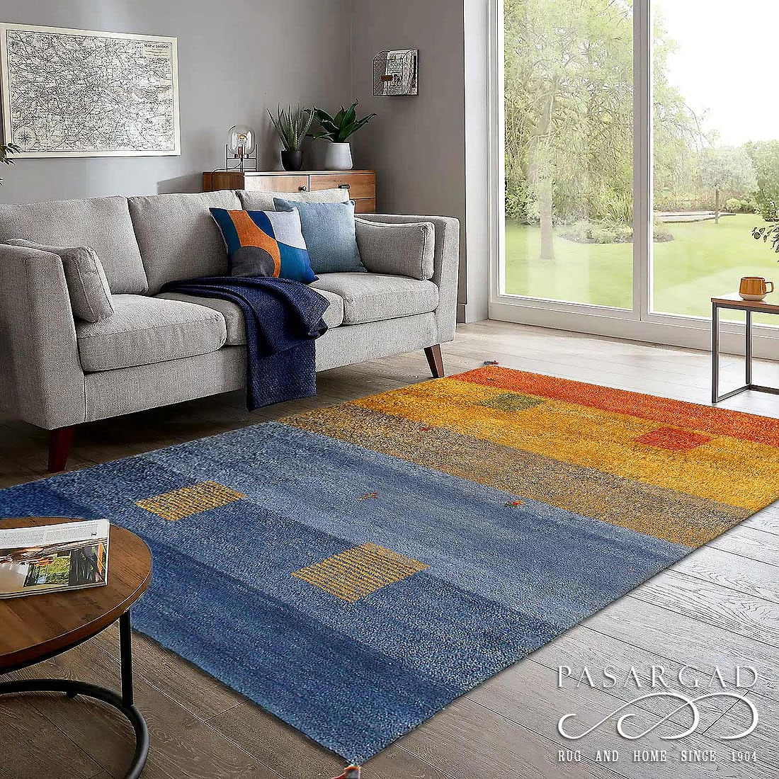 Gabbeh Wool Rug - 6'x9' - 4
