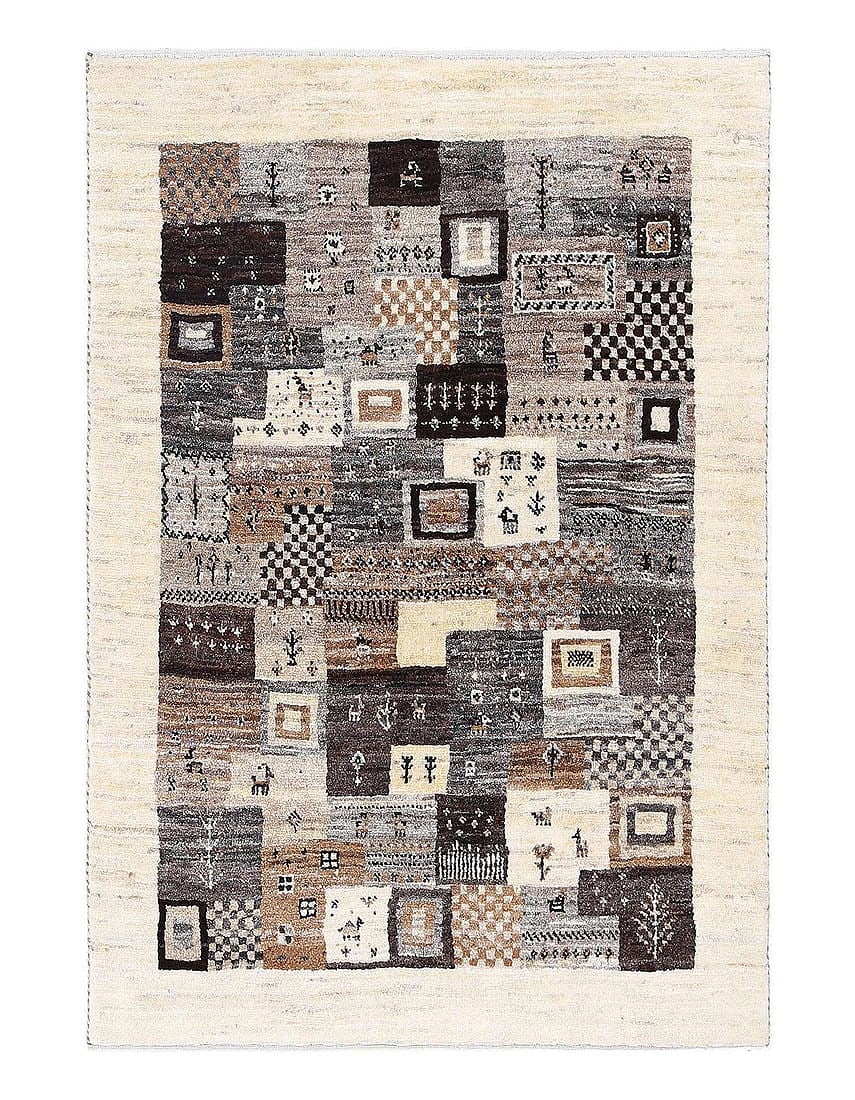 Persian hand knotted Gabbeh Loribaft 2'8'' X 4': Persian hand knotted Gabbeh Loribaft 2'8'' X 4' - New, Gabbeh, Hand-Knotted, Lamb's Wool, 300 -D13451- 862.This item is part of our fine auction collection which includes many fine home accessories in