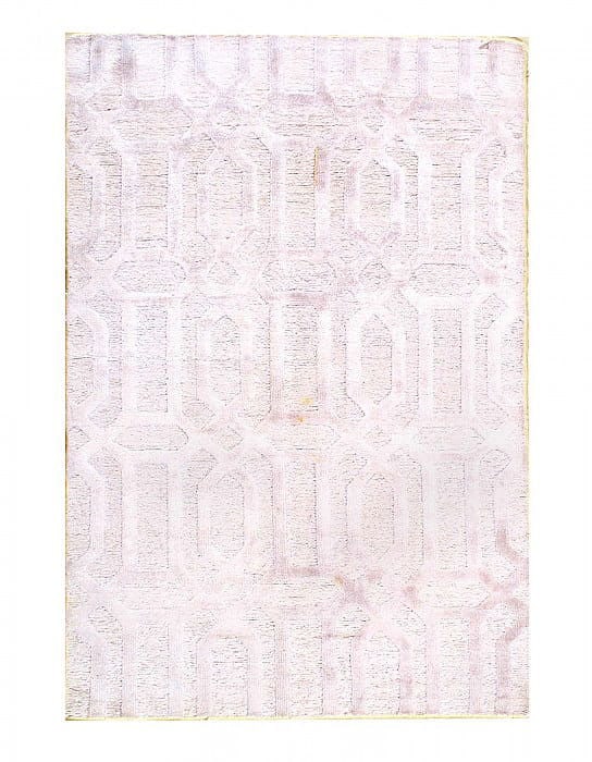 Fine Hand Knotted Modern rug 3'9'' X 5'6'': Fine Hand Knotted Modern rug 3'9'' X 5'6'' - New, Modern, Hand-Knotted, Wool & Silk, 300 -D08275- 862.This item is part of our fine auction collection which includes many fine home accessories includi