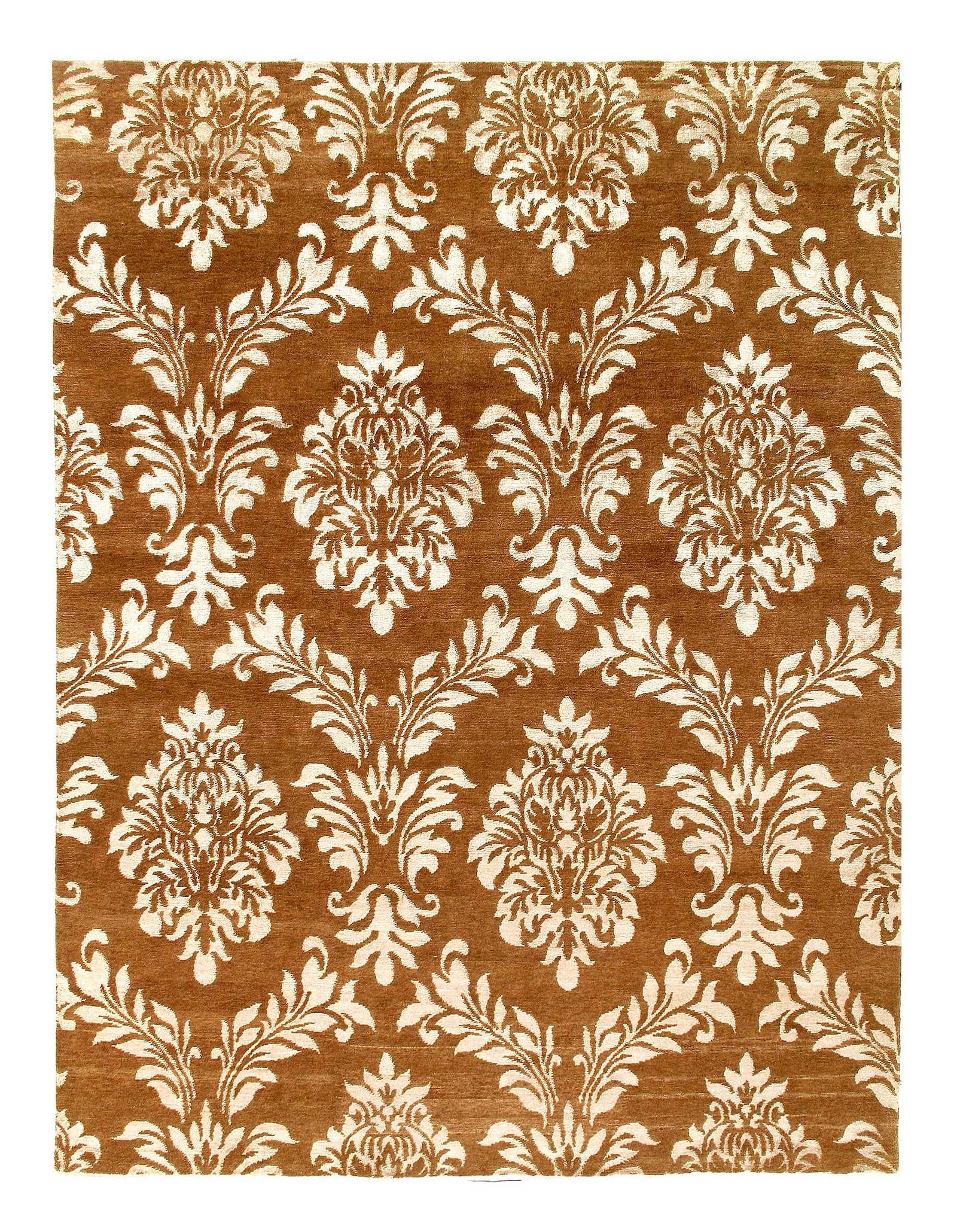 Light Brown Modern Bamboo Silk 9 ' X 12': Light Brown Modern Bamboo Silk 9 ' X 12' - New, Modern, Hand-Knotted, Bamboo Silk, 300 -D06518- 862.This item is part of our fine auction collection which includes many fine home accessories including