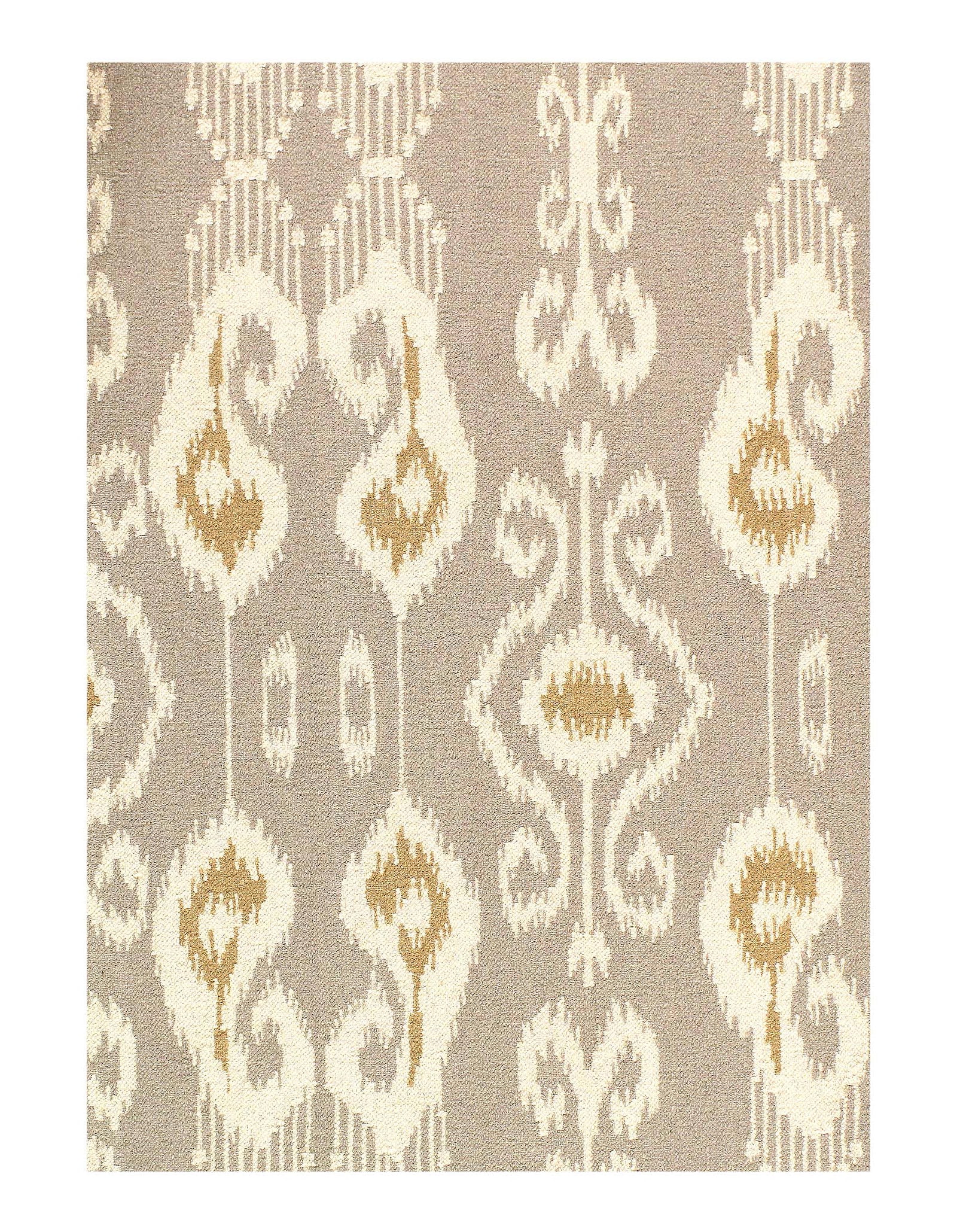 Gray Modern Flat Weave 6' X 9' - 2