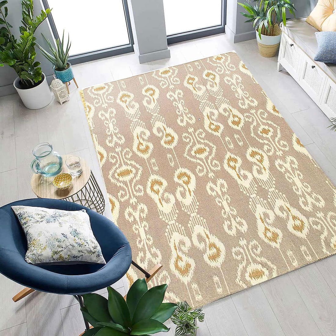 Gray Modern Flat Weave 6' X 9' - 4