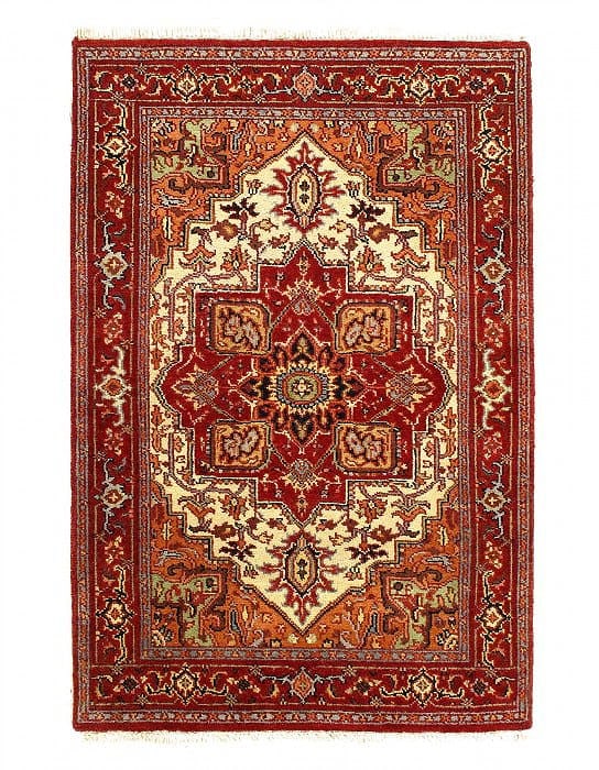 Rust Antique Persian NW Rug 3'5"x 7': Rust Antique Persian NW Rug 3'5"x 7' - CIRCA 1920, NorthWest, Hand-Knotted, Lamb's Wool, 300 -D15240- 862.This item is part of our fine auction collection which includes many fine home accessories inc